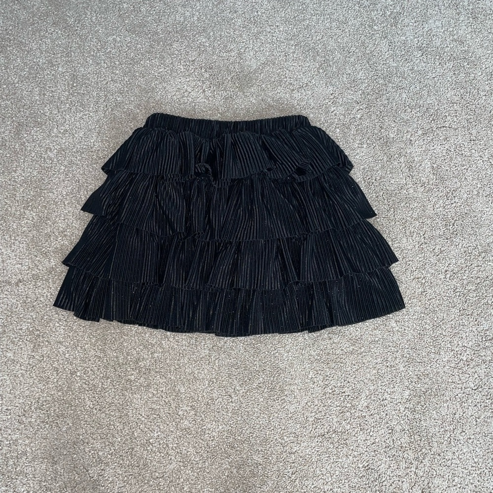 Black sparkly skirt